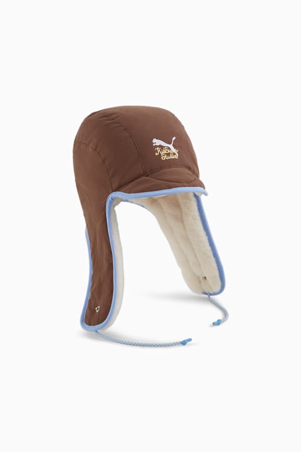 PUMA x KIDSUPER Trapper Cap, Espresso Brown-Alpine Snow, extralarge