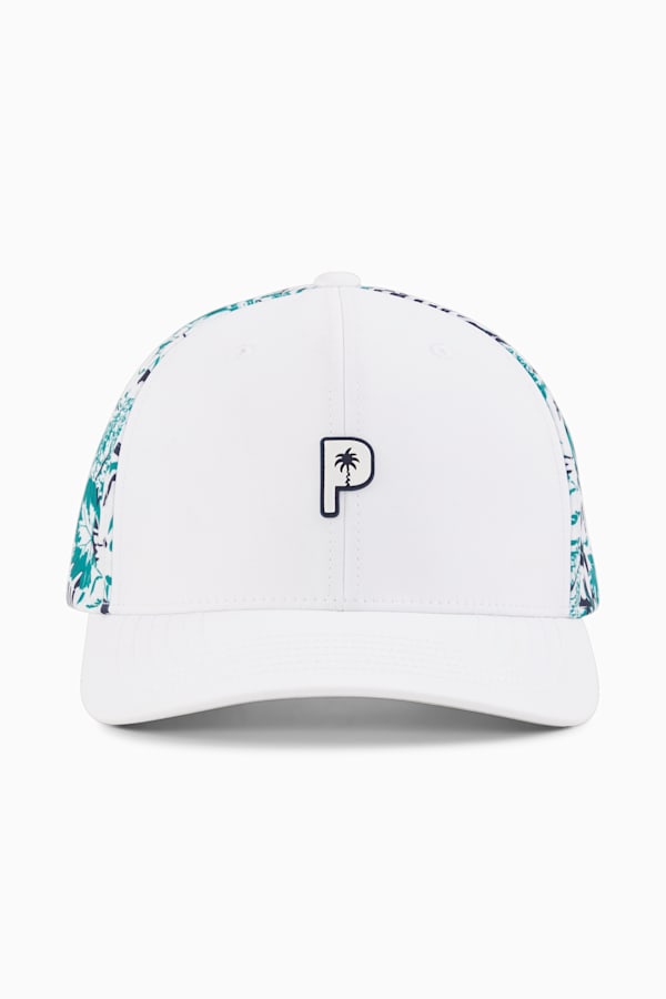 PUMA X PALM TREE CREW Palm Tech Cap Men, White Glow-Sparkling Green, extralarge
