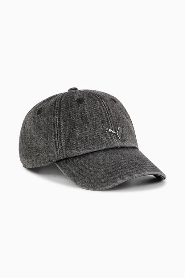 WARDROBE Essentials Metal Dad Cap, PUMA Black, extralarge