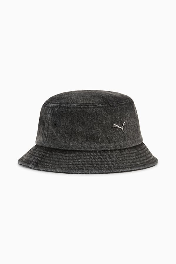 WARDROBE ESS Metal PUMA CAT Bucket Hat, PUMA Black, extralarge