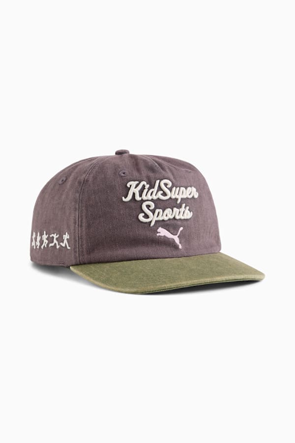 PUMA x KIDSUPER Baseball Cap, Dark Coal, extralarge