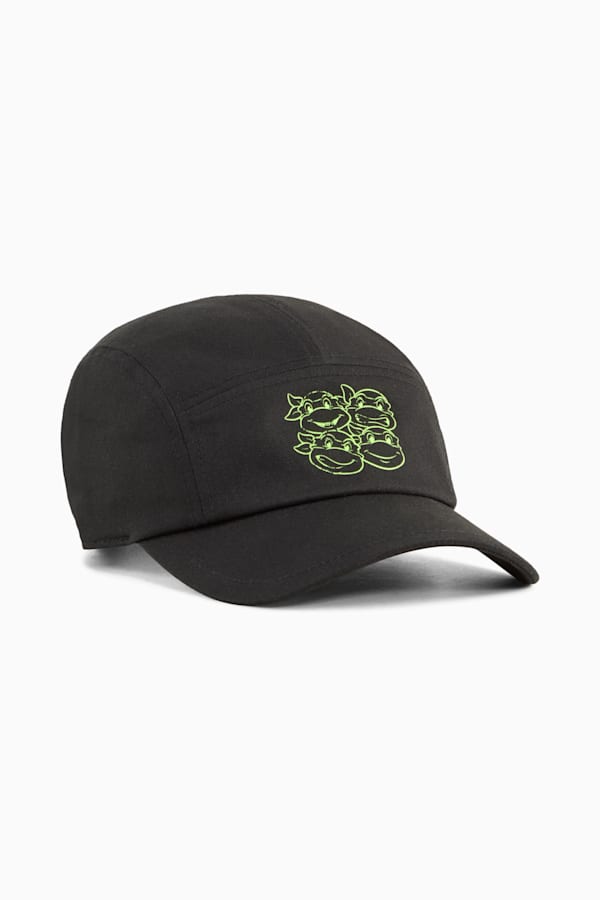 PUMA x TMNT Cap 5 Panel Cap Youth, PUMA Black, extralarge-GBR