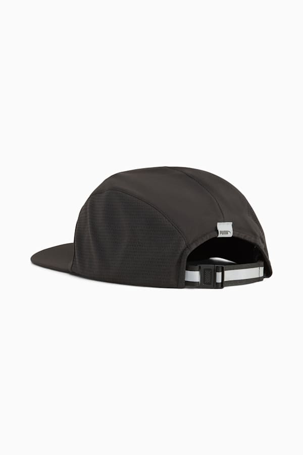 Running Packable 5 Panel Cap, PUMA Black, extralarge