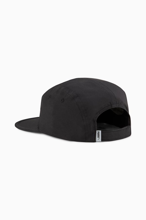 Essentials Running 5 Panel Cap, PUMA Black, extralarge