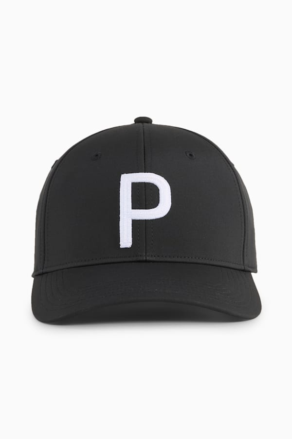 Heritage P Tech Golf Cap Men, PUMA Black-White Glow, extralarge