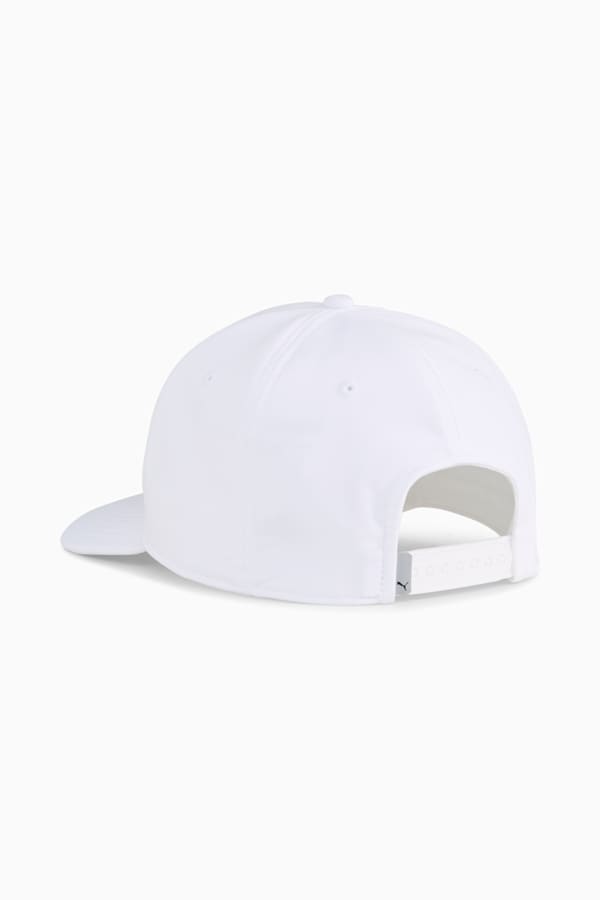 Heritage P Tech Golf Cap Men, White Glow-PUMA Black, extralarge