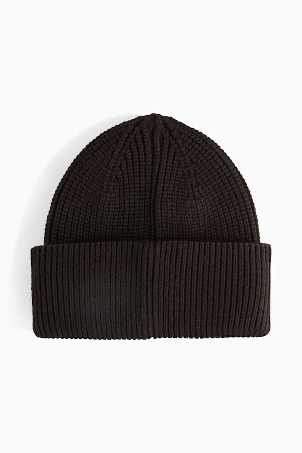 Wardrobe Essentials Chunky Mid Crown Beanie, PUMA Black, extralarge-GBR