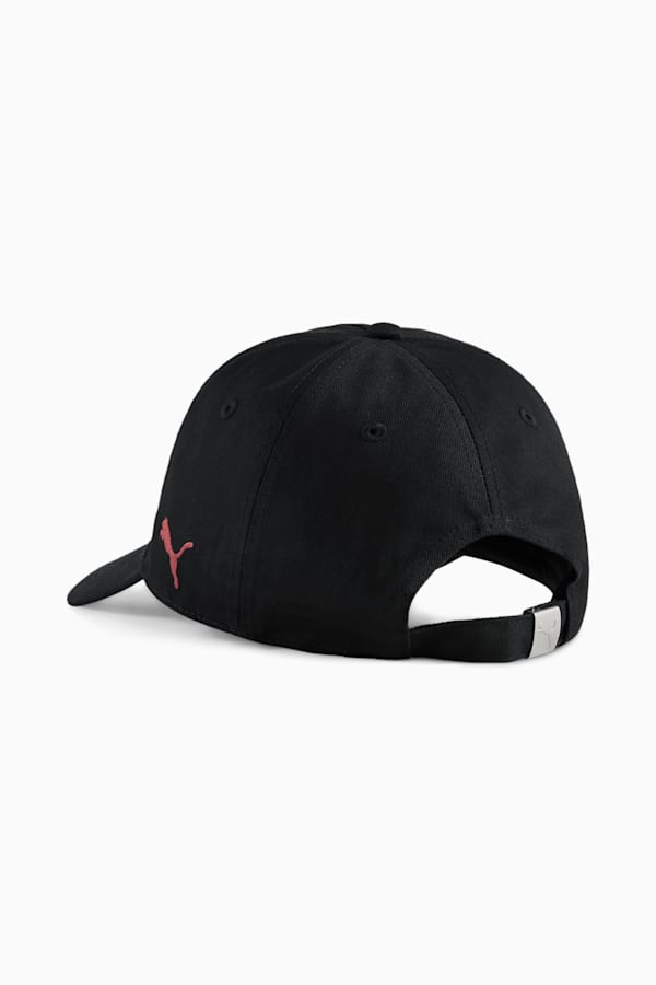 AC Milan Essentials Cap Unisex, PUMA Black-For All Time Red, extralarge-GBR