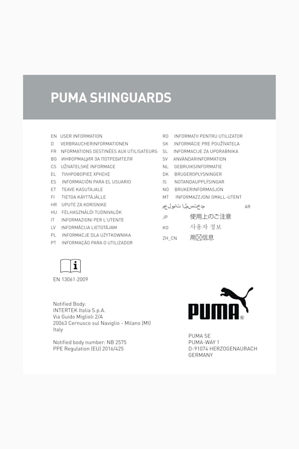 KING Sleeve Shin Guards, PUMA Black-PUMA White, extralarge