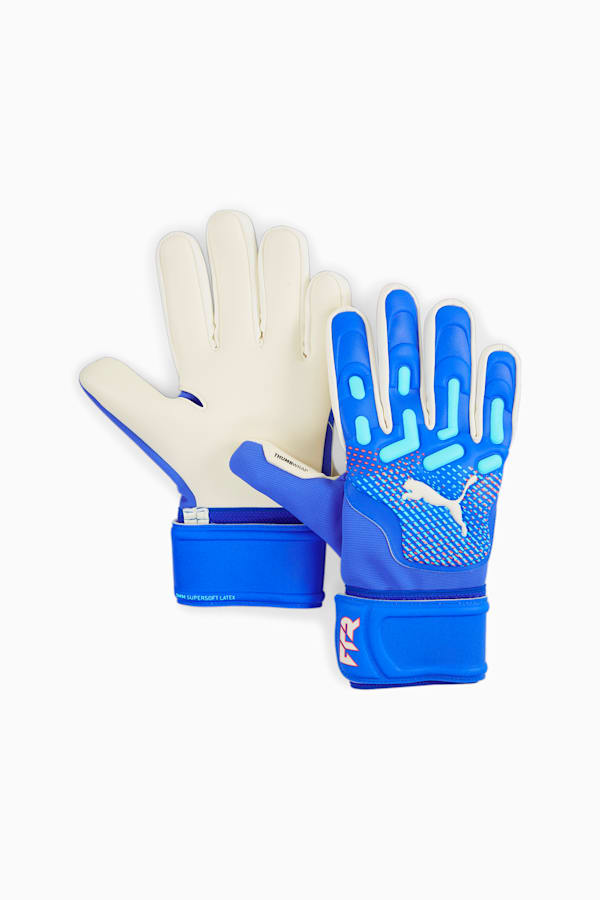 FUTURE Match Goalkeeper Gloves, Bluemazing-Sunset Glow-Electric Peppermint, extralarge