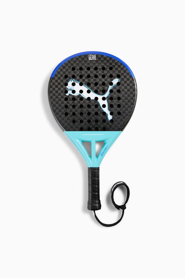 NOVA ELITE CTR Padel Racket, PUMA Black-Safe Lake-PUMA White-Vivid Blue, extralarge