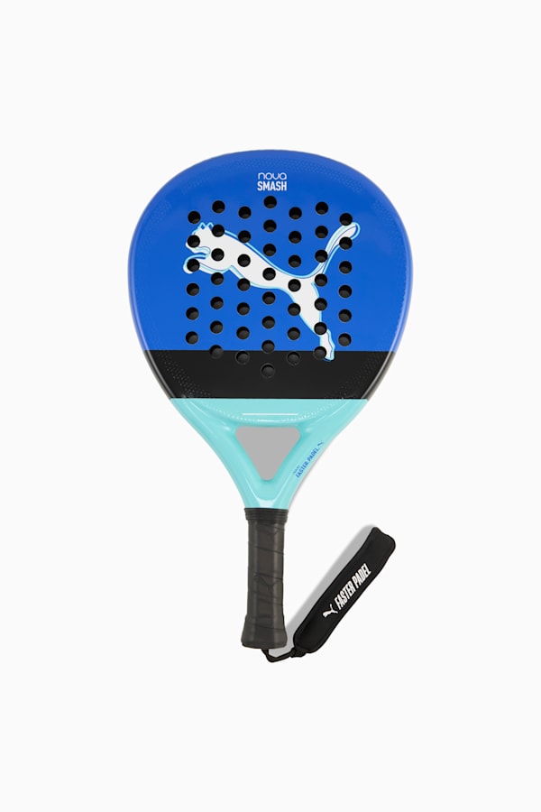 NOVA PADEL SMASH Padel Racket, Vivid Blue-PUMA Black-Safe Lake-PUMA White, extralarge