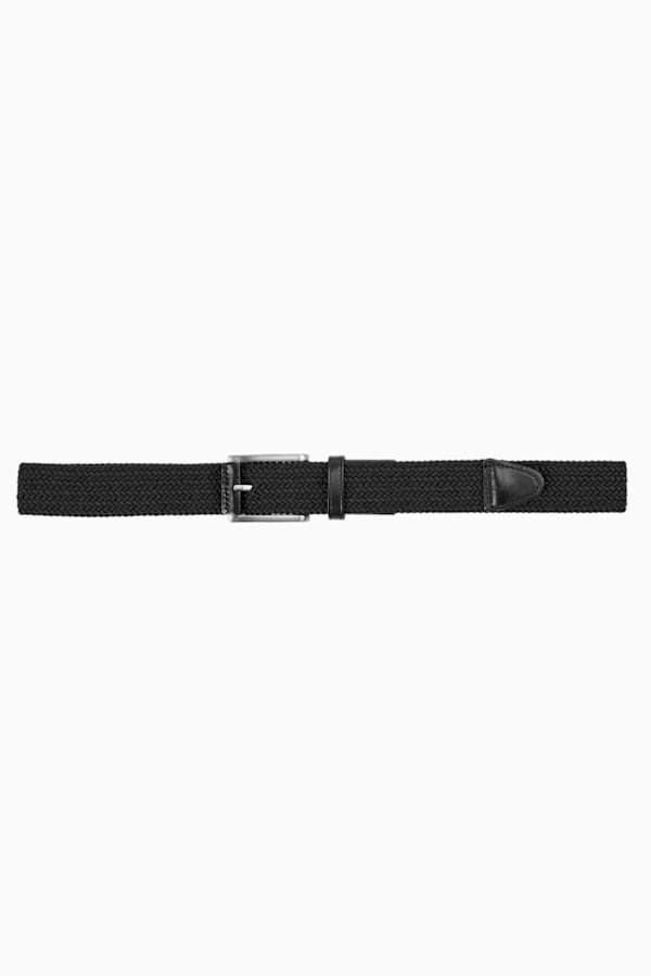 Braided Weave Men's Golf Belt, PUMA Black, extralarge