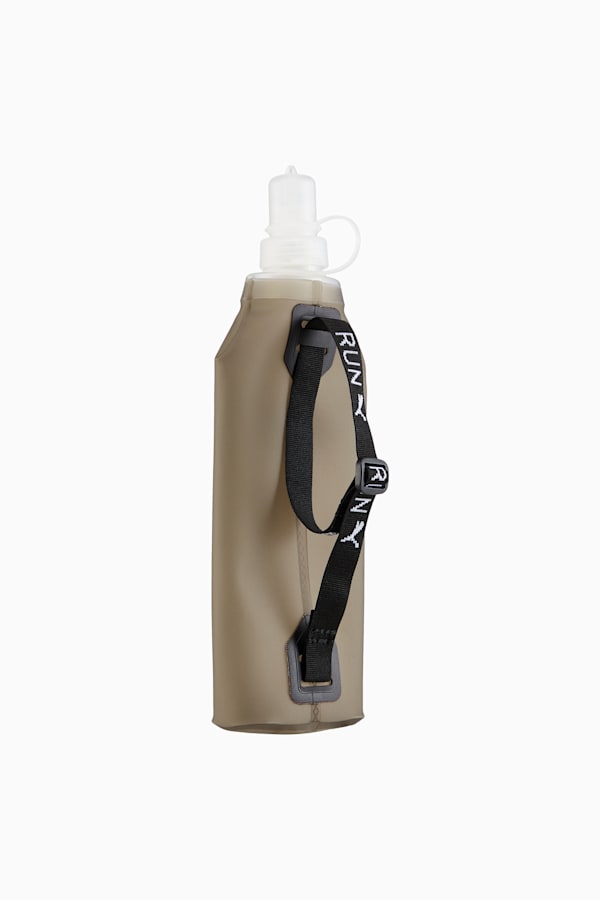 Running Soft Water Bottle, Puma Black, extralarge