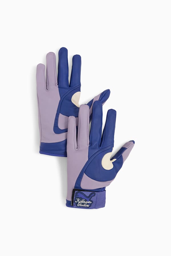 PUMA x KIDSUPER Gloves Men, Island Pink-Blissful Blue, extralarge