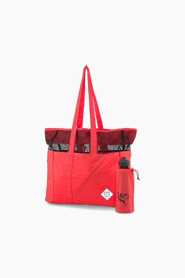 PUMA x PERKS AND MINI Shopper Bag, Hibiscus, extralarge