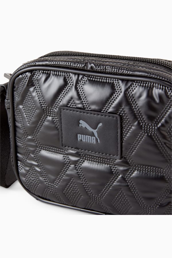 Classics Archive Women's Cross Body Bag, PUMA Black-Metallic, extralarge-GBR