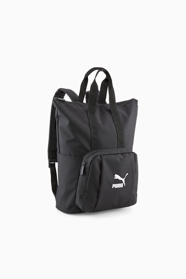 Tote Backpack, PUMA Black-PUMA White, extralarge
