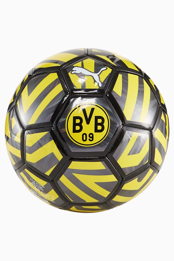 Borussia Dortmund Fan Football, PUMA Black-Cyber Yellow, extralarge