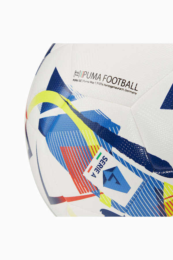 Orbita Serie A Hybrid Football, PUMA White-multicolor, extralarge