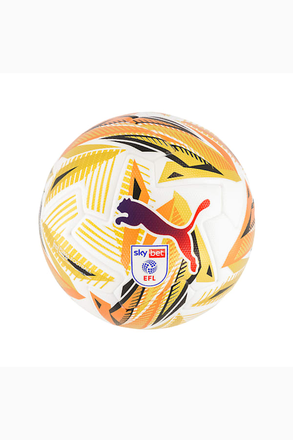 Orbita 1 Sky Bet EFL Football (FIFA® Quality Pro), PUMA White-Gold-PUMA Black, extralarge-GBR