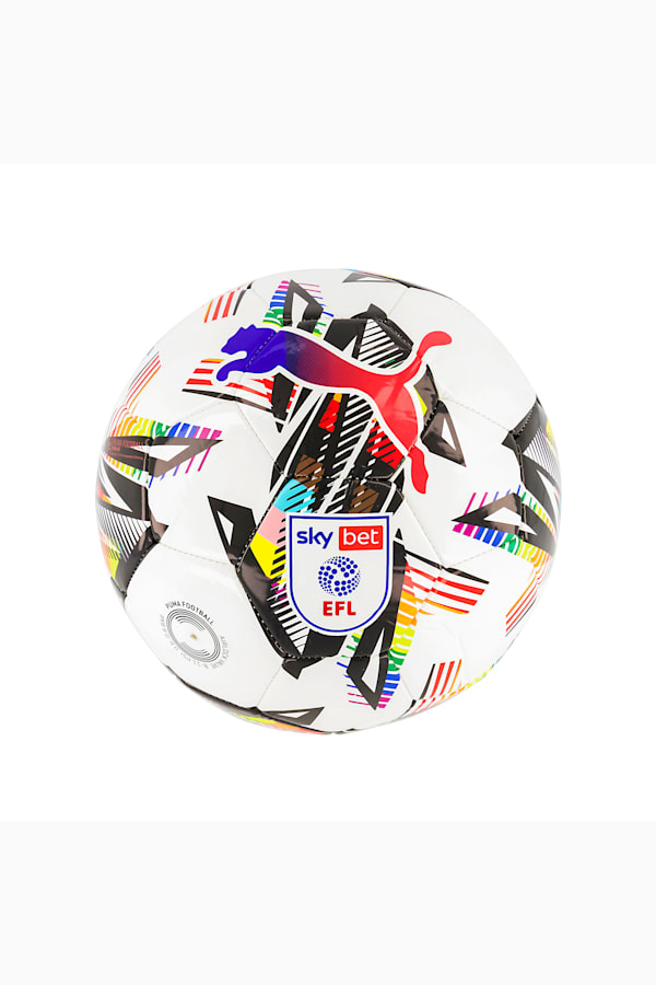 Orbita 6 Sky Bet EFL Football, PUMA White-multi colour rainbow, extralarge-GBR
