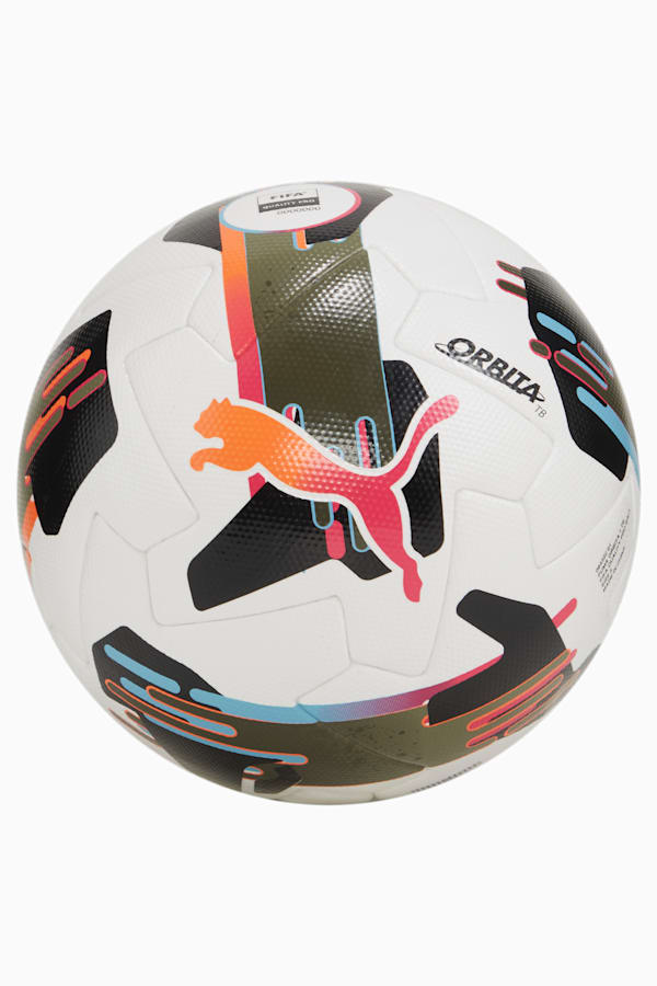 Orbita 1 Football (FIFA® Quality Pro), PUMA White-multicolor, extralarge