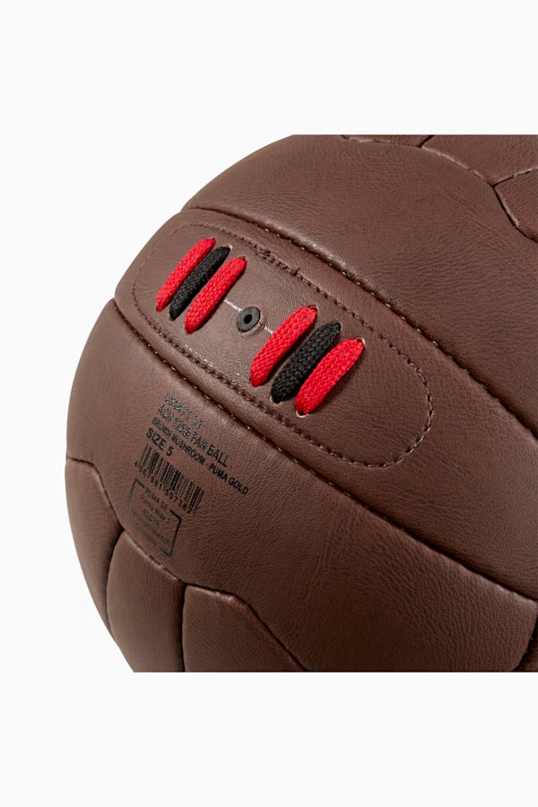 AC Milan 125th Fan Football, Brown Mushroom-PUMA Gold, extralarge