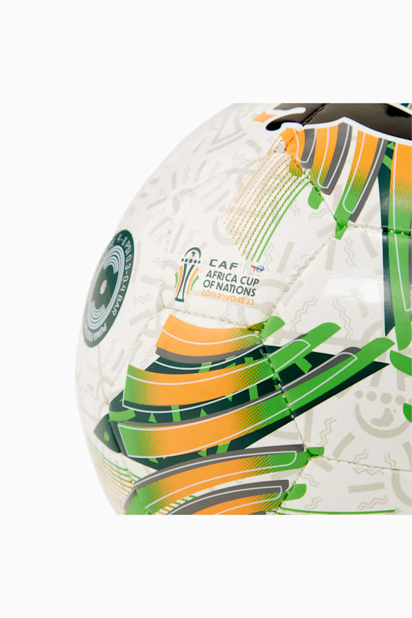 Orbita Mini Football TotalEnergies CAF Africa Cup of Nations 2023, PUMA White-multicolor, extralarge-DFA