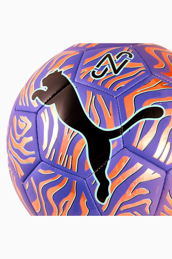Neymar Jr Graphic Football, Orange Poppy-PUMA Black, extralarge