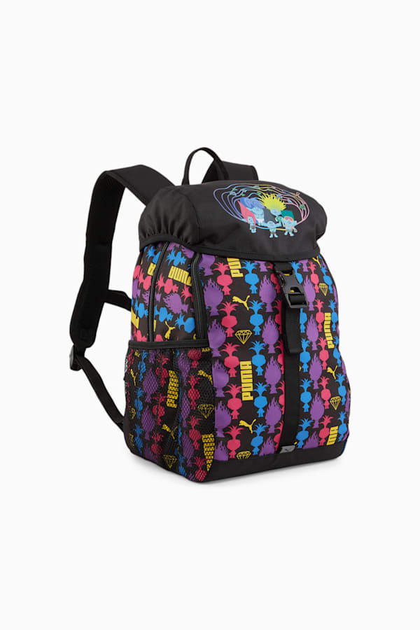 PUMA x Trolls Youth Backpack, PUMA Black-AOP, extralarge