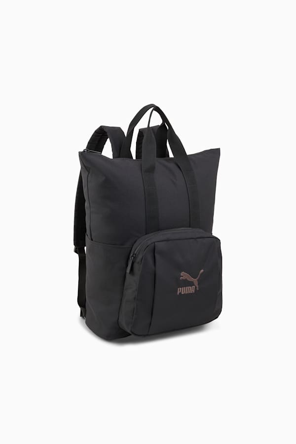 Classics Archive Tote Backpack, PUMA Black-PUMA Black, extralarge