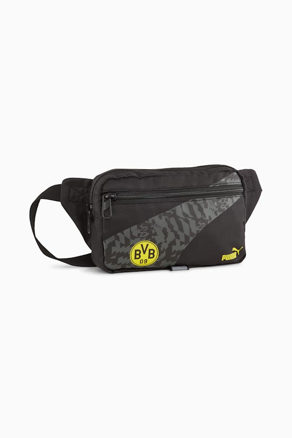 Borussia Dortmund ftblCULTURE+ Waist Bag, PUMA Black-Faster Yellow, extralarge-GBR
