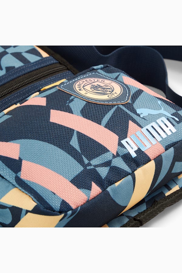 Manchester City ftblSTATEMENT Crossbody Bag, Marine Blue-Poppy Pink, extralarge-GBR