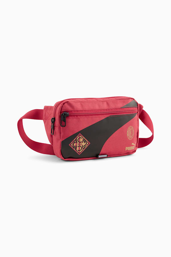 AC Milan ftblCULTURE+ Waist Bag, Club Red-PUMA Black, extralarge-GBR