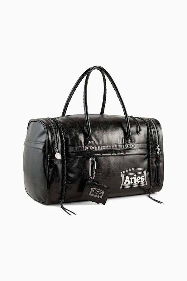 PUMA x ARIES 23.5L Duffle Bag, PUMA Black, extralarge