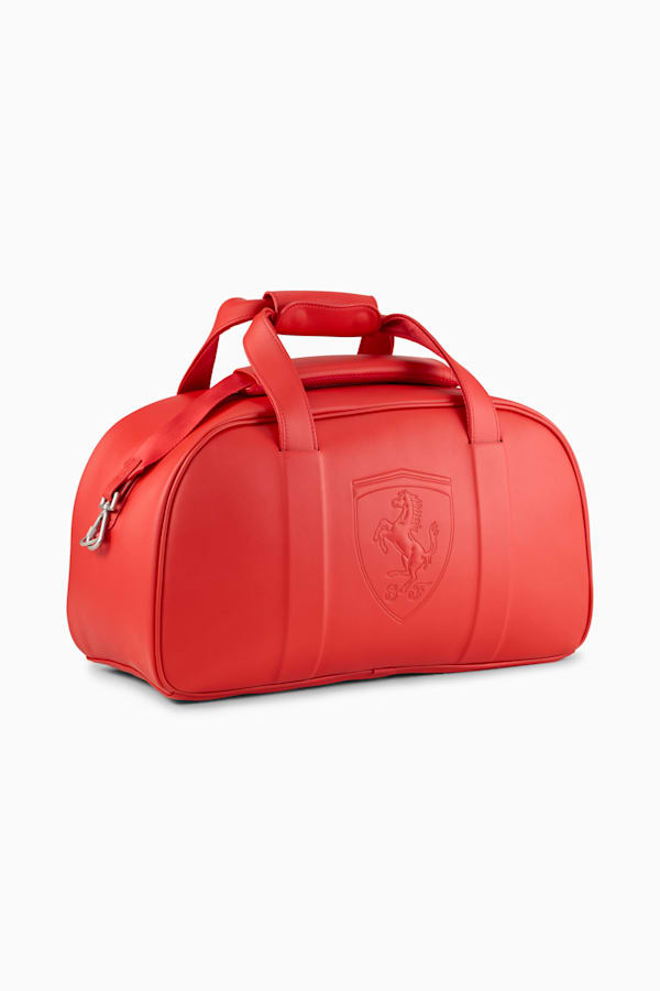 Scuderia Ferrari HP Race Premium 28L Duffle Bag, Rosso Corsa, extralarge