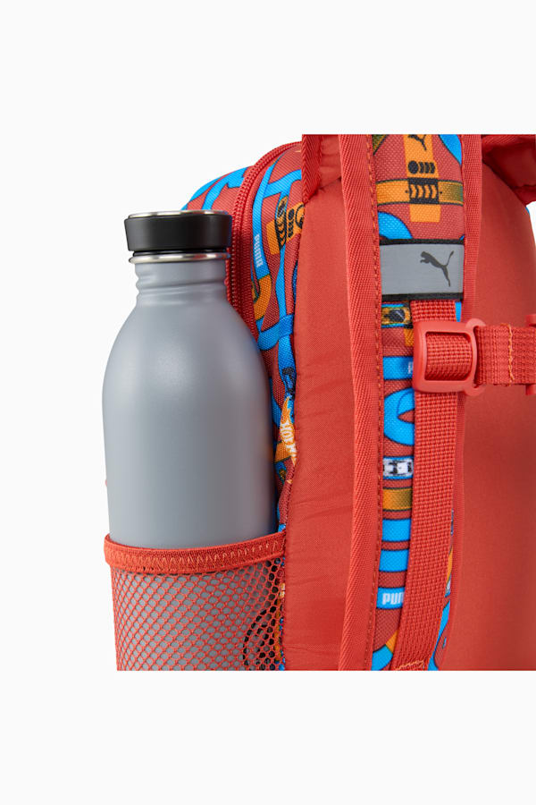 PUMA x HOT WHEELS™ Extra Small 9L Backpack Youth, Red Fire-AOP, extralarge-GBR
