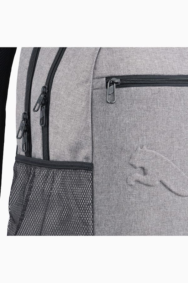PUMA Buzz Heather 28L Backpack, Medium Gray Heather, extralarge