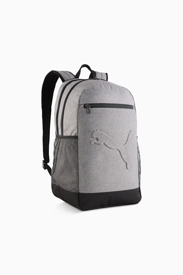 PUMA Buzz Heather 28L Backpack, Medium Gray Heather, extralarge