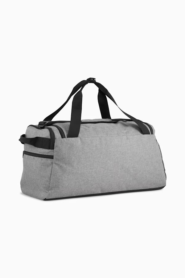 PUMA Buzz Heather 35L Small Sports Bag, Medium Gray Heather, extralarge