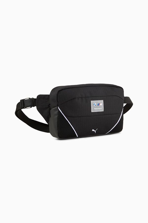 BMW M Motorsport Large 3L Waist Bag, PUMA Black, extralarge