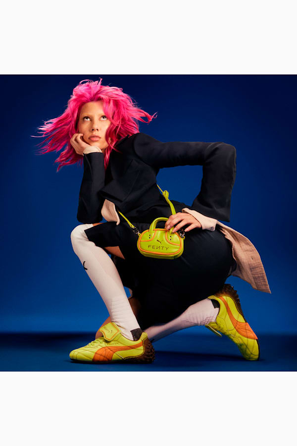FENTY x PUMA 0.2L Pocket Bag, Lime Sheen-Pumpkin Pie, extralarge-GBR