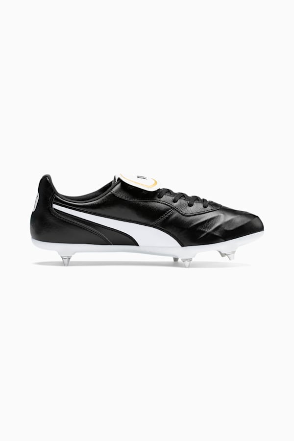 KING TOP SG Football Boots, Puma Black-Puma White, extralarge