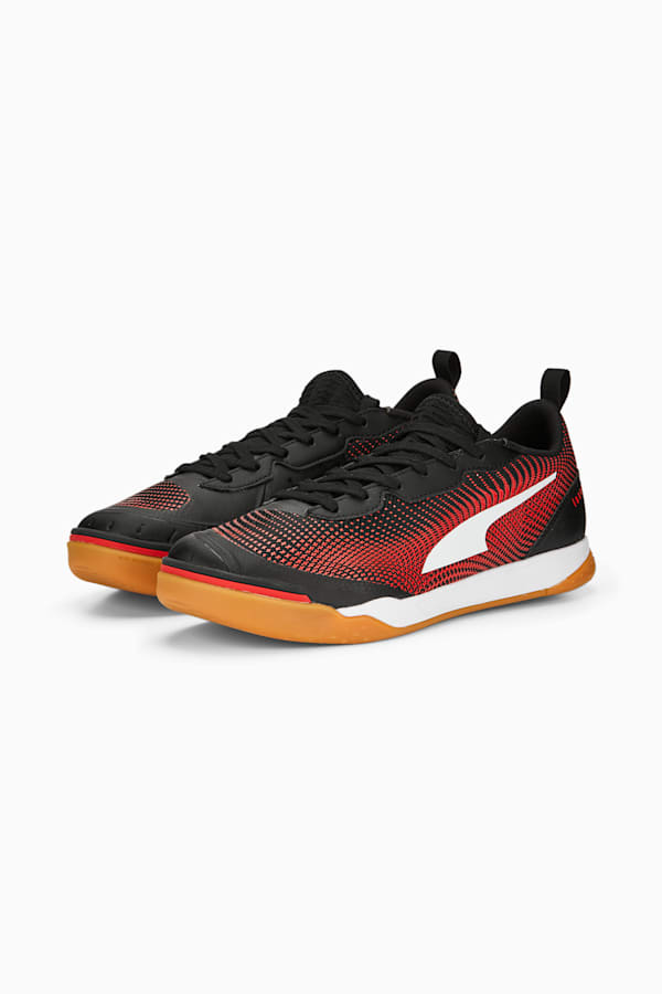 IBERO III Futsal Shoes, PUMA Black-PUMA Red-Gum, extralarge-GBR