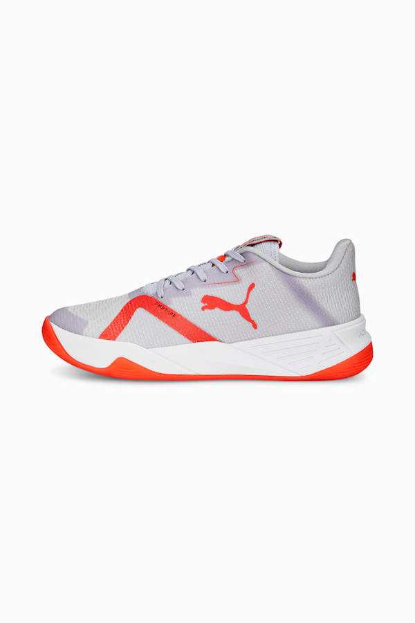 Accelerate Turbo Nitro II W+ Indoor Sports Shoes, Spring Lavender-Red Blast-PUMA White, extralarge