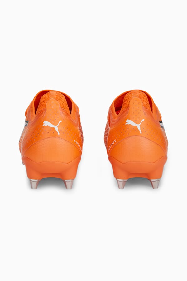 ULTRA ULTIMATE MxSG Football Boots Adults, Ultra Orange-PUMA White-Blue Glimmer, extralarge