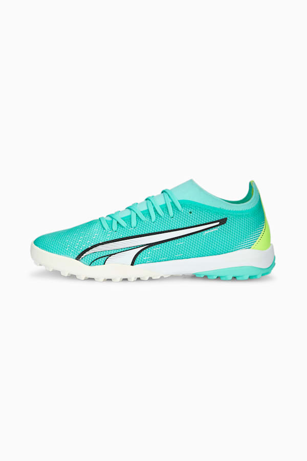 ULTRA Match TT Football Boots Men, Electric Peppermint-PUMA White-Fast Yellow, extralarge