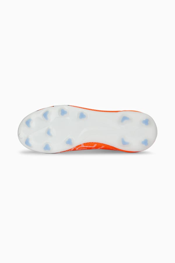 ULTRA Match LL FG/AG Football Boots Youth, Ultra Orange-PUMA White-Blue Glimmer, extralarge