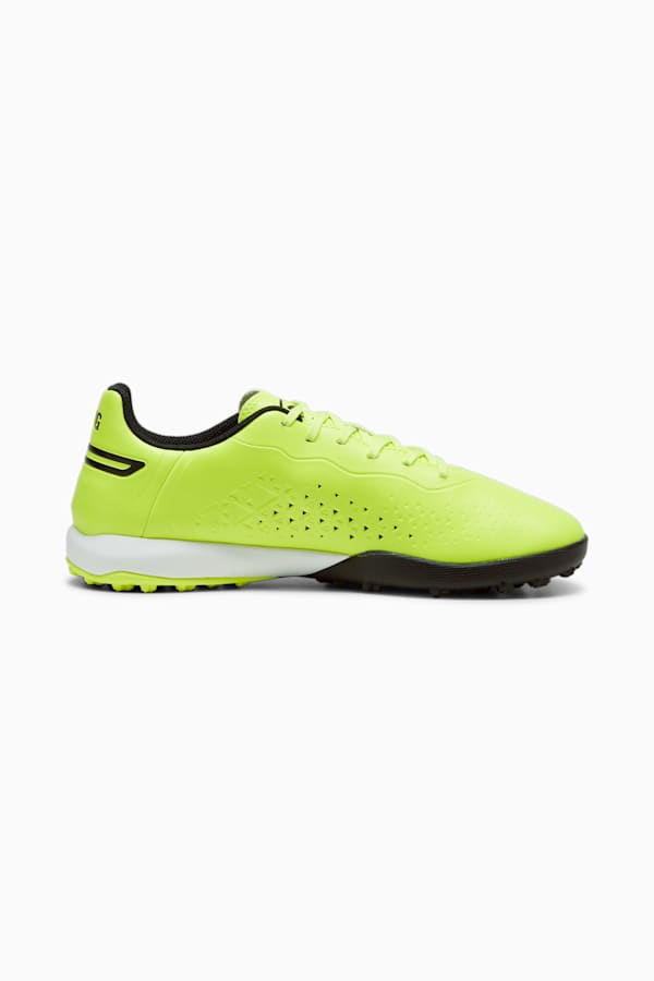 KING MATCH TT Football Boots Unisex, Electric Lime-PUMA Black, extralarge